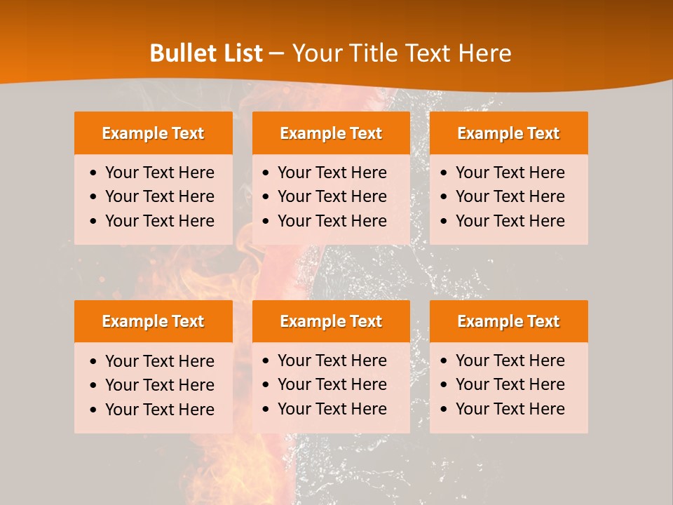 Spark Cuisine Fresh PowerPoint Template