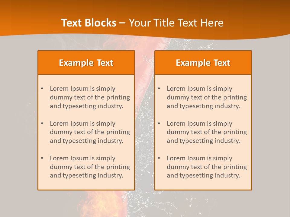 Spark Cuisine Fresh PowerPoint Template