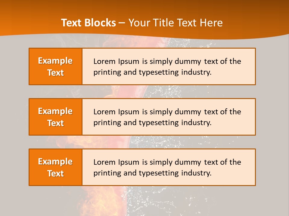 Spark Cuisine Fresh PowerPoint Template