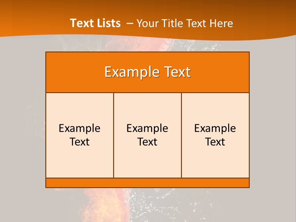 Spark Cuisine Fresh PowerPoint Template