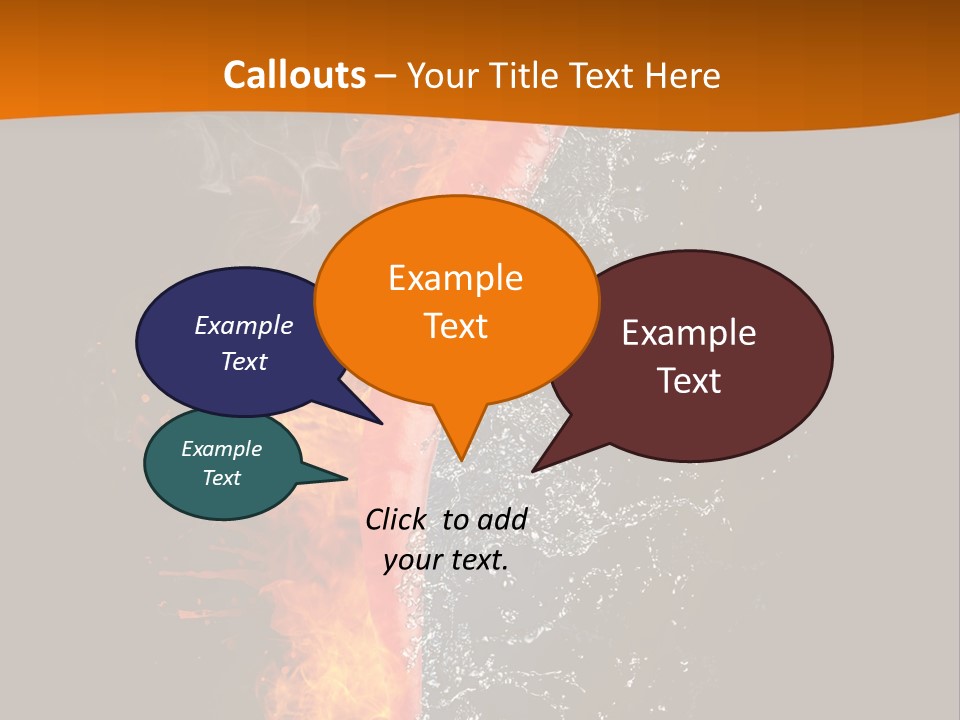 Spark Cuisine Fresh PowerPoint Template