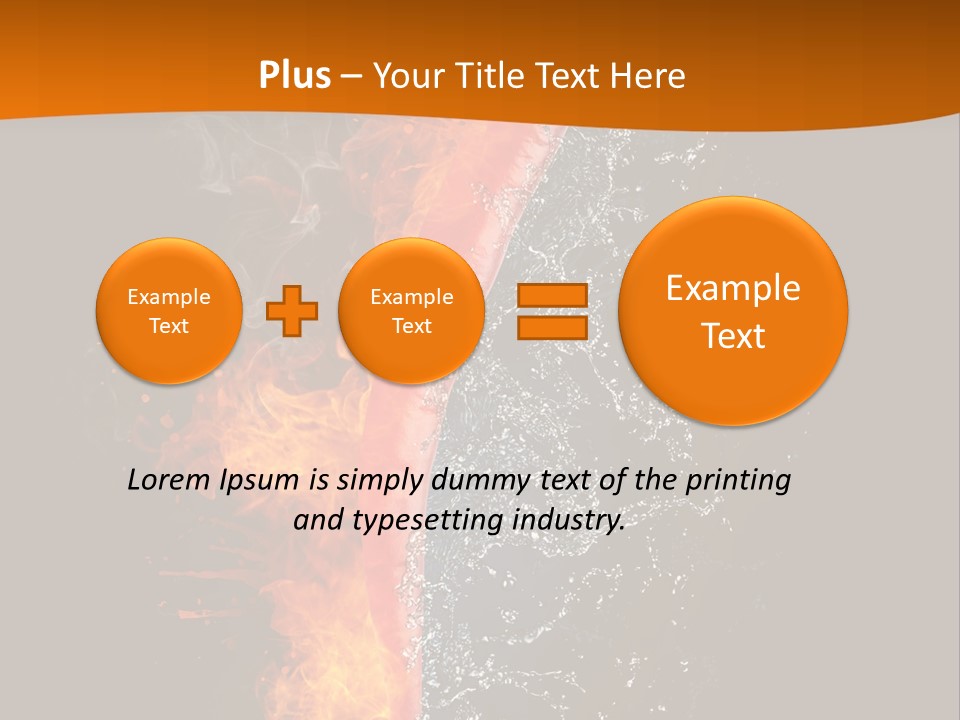 Spark Cuisine Fresh PowerPoint Template