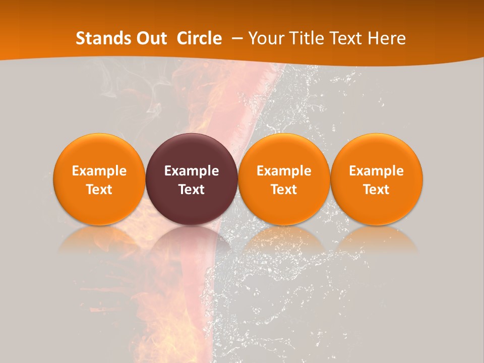 Spark Cuisine Fresh PowerPoint Template