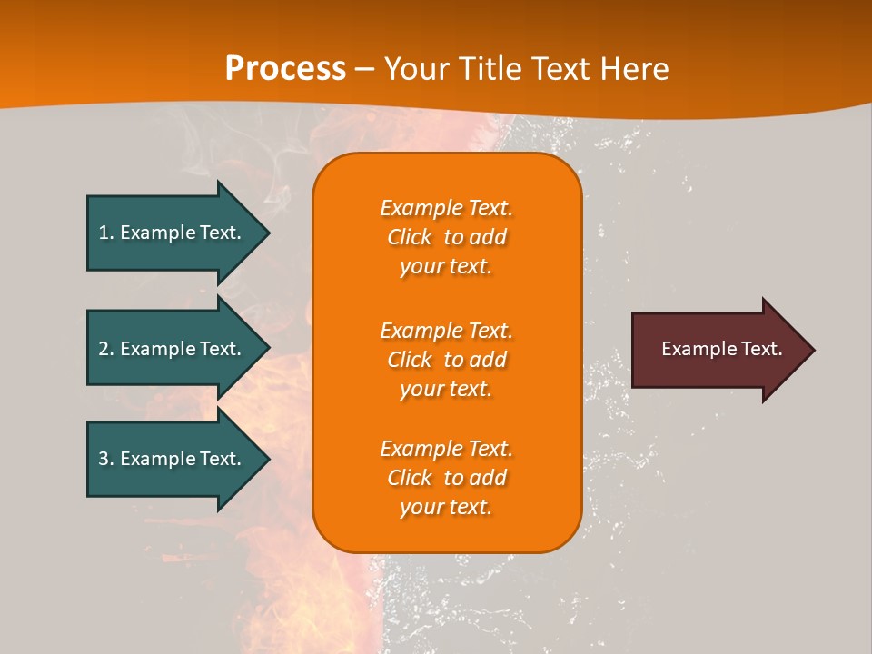 Spark Cuisine Fresh PowerPoint Template