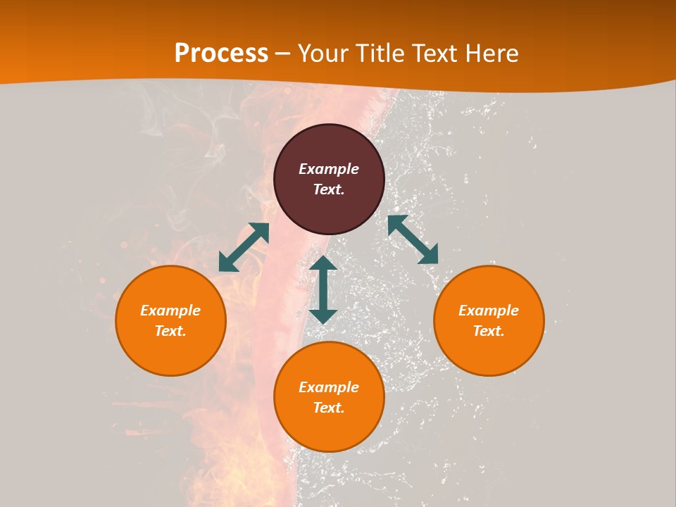 Spark Cuisine Fresh PowerPoint Template