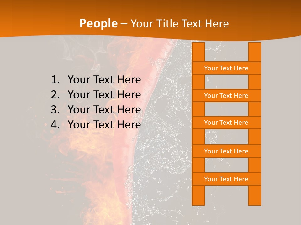 Spark Cuisine Fresh PowerPoint Template