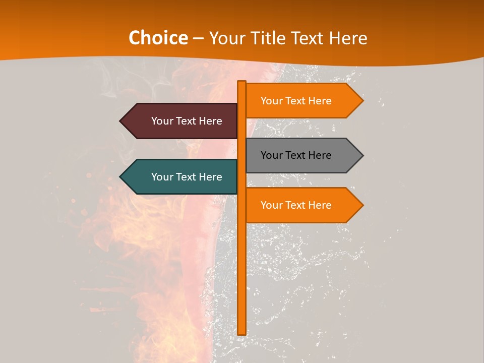 Spark Cuisine Fresh PowerPoint Template