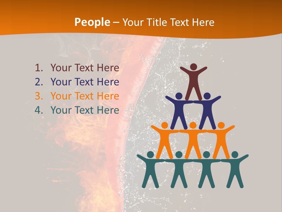 Spark Cuisine Fresh PowerPoint Template