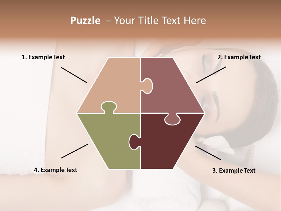 Pretty Skin Portrait PowerPoint Template