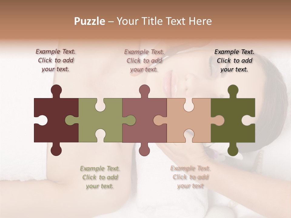 Pretty Skin Portrait PowerPoint Template