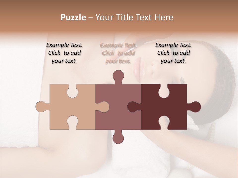 Pretty Skin Portrait PowerPoint Template