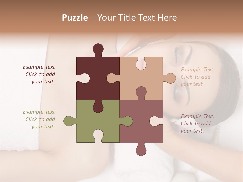 Pretty Skin Portrait PowerPoint Template