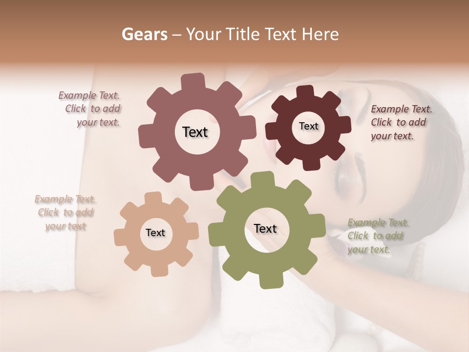 Pretty Skin Portrait PowerPoint Template