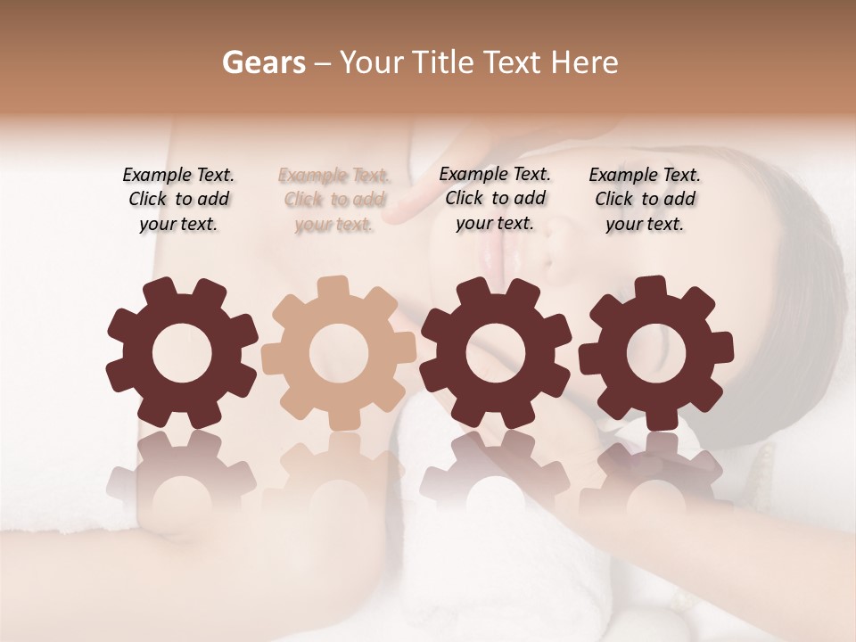 Pretty Skin Portrait PowerPoint Template