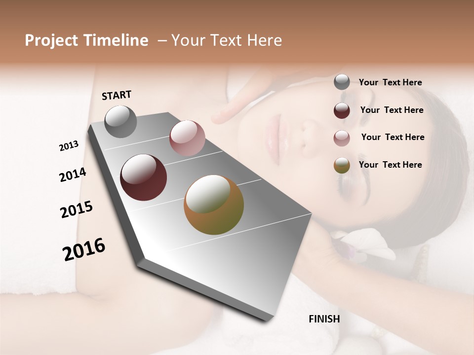 Pretty Skin Portrait PowerPoint Template