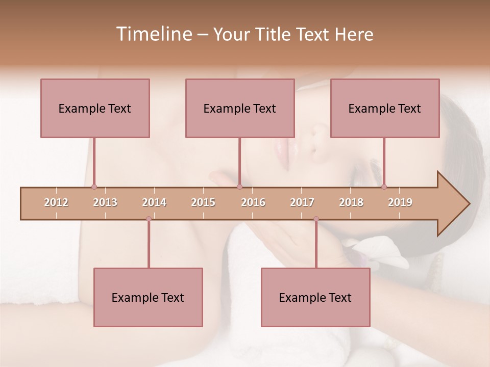 Pretty Skin Portrait PowerPoint Template