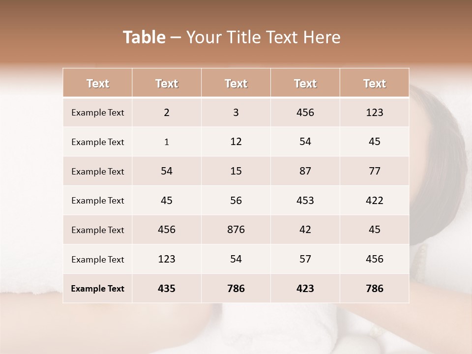 Pretty Skin Portrait PowerPoint Template