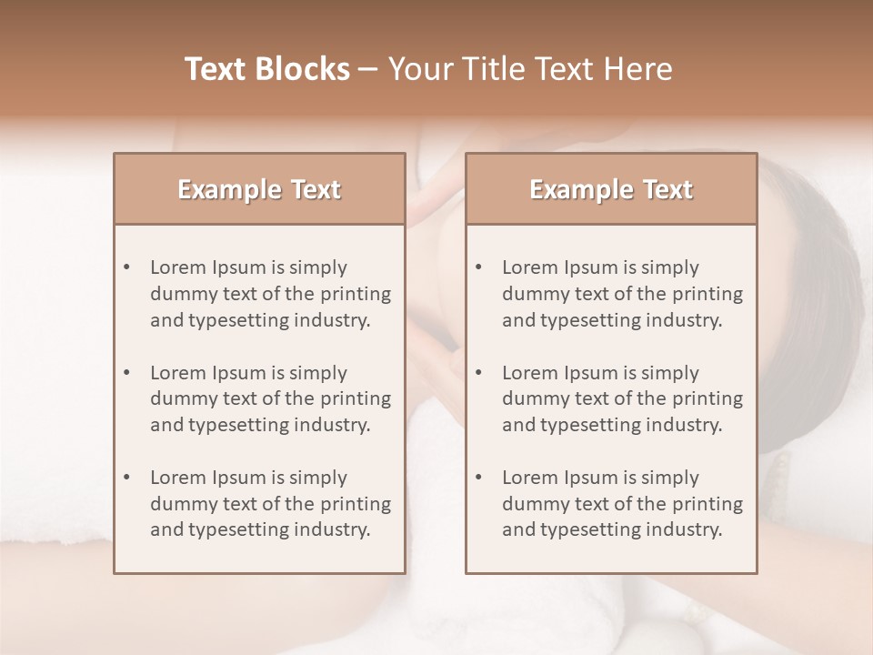 Pretty Skin Portrait PowerPoint Template