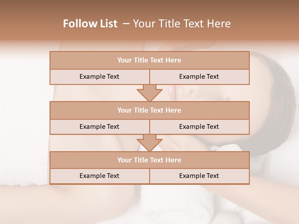 Pretty Skin Portrait PowerPoint Template