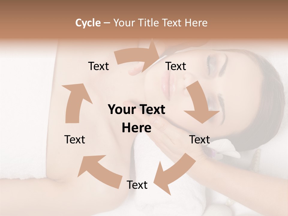 Pretty Skin Portrait PowerPoint Template