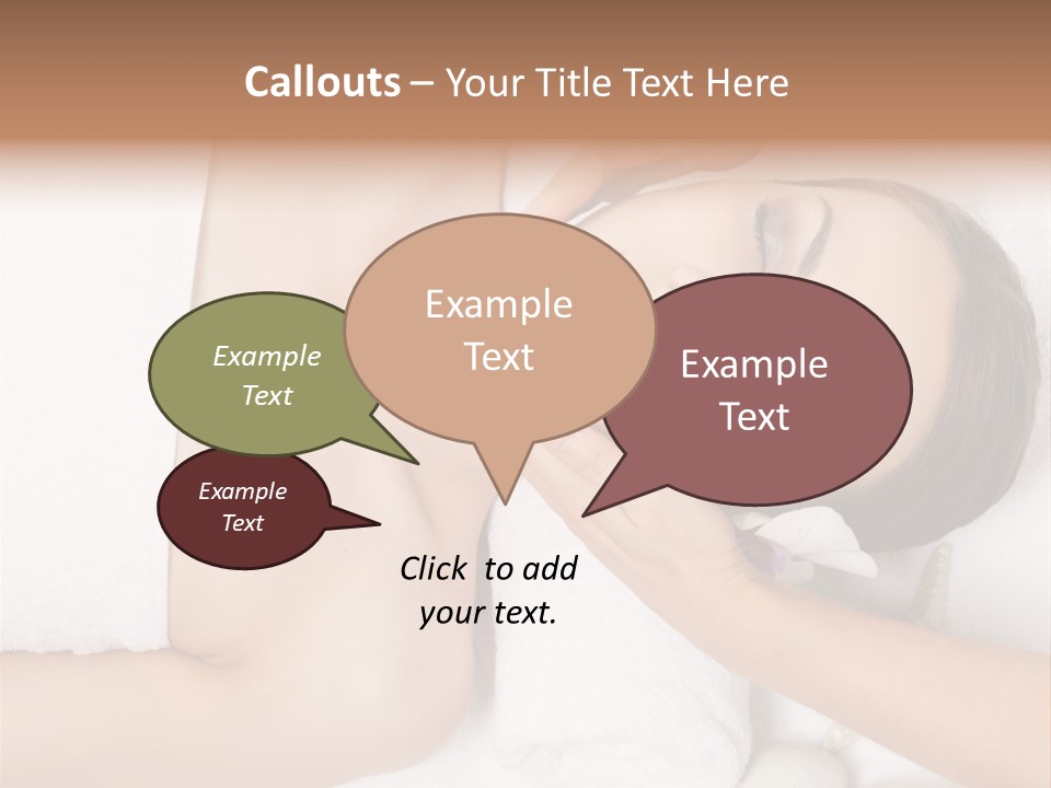 Pretty Skin Portrait PowerPoint Template