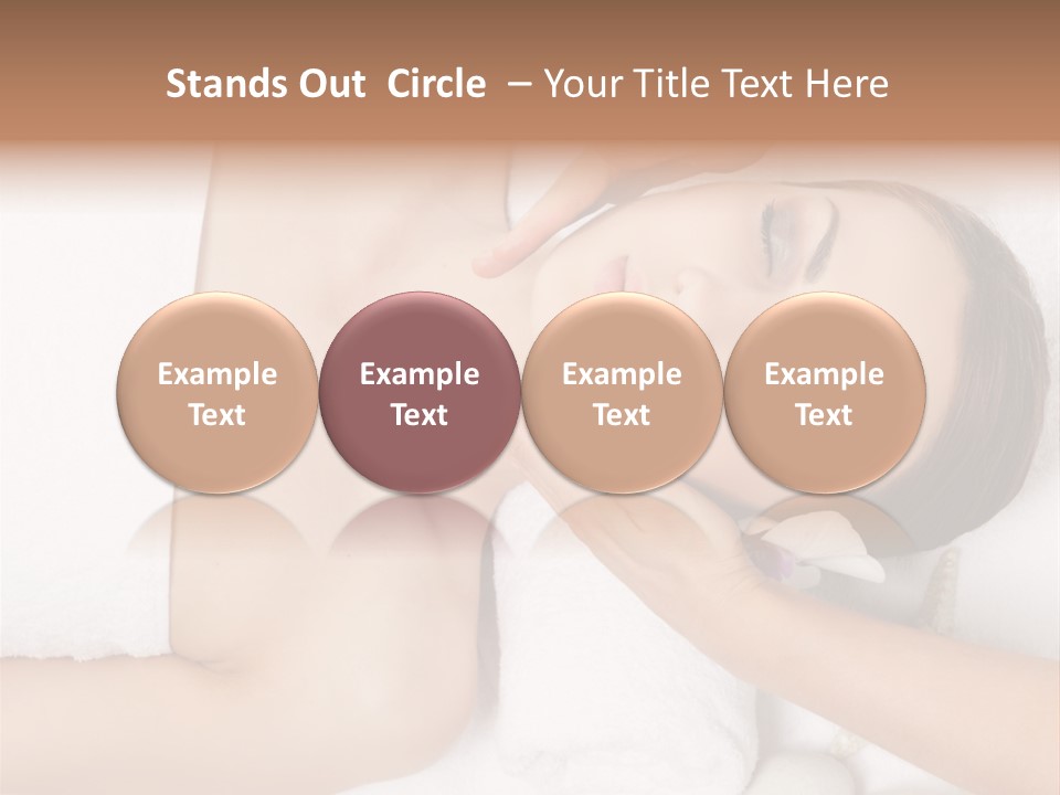 Pretty Skin Portrait PowerPoint Template