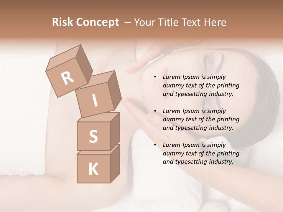 Pretty Skin Portrait PowerPoint Template