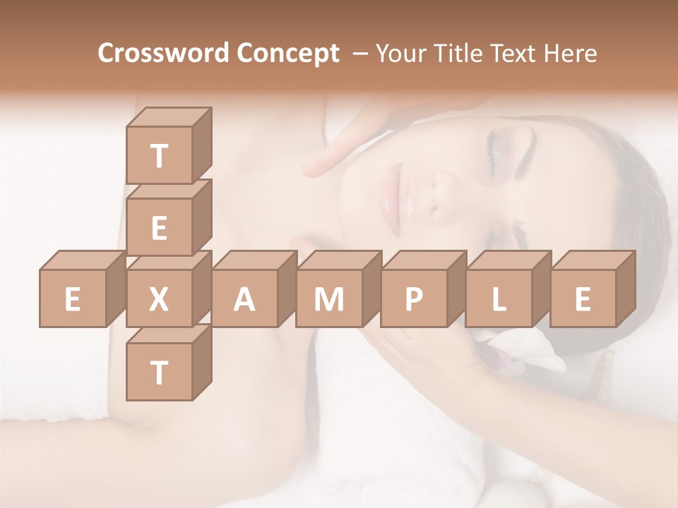 Pretty Skin Portrait PowerPoint Template