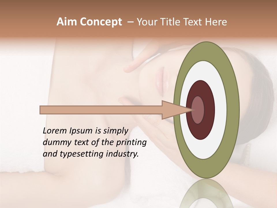 Pretty Skin Portrait PowerPoint Template