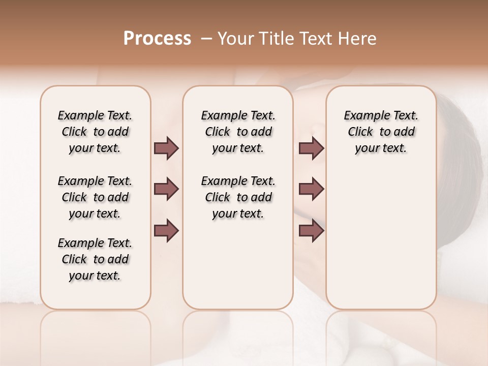 Pretty Skin Portrait PowerPoint Template