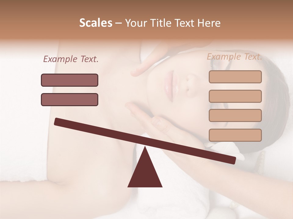 Pretty Skin Portrait PowerPoint Template