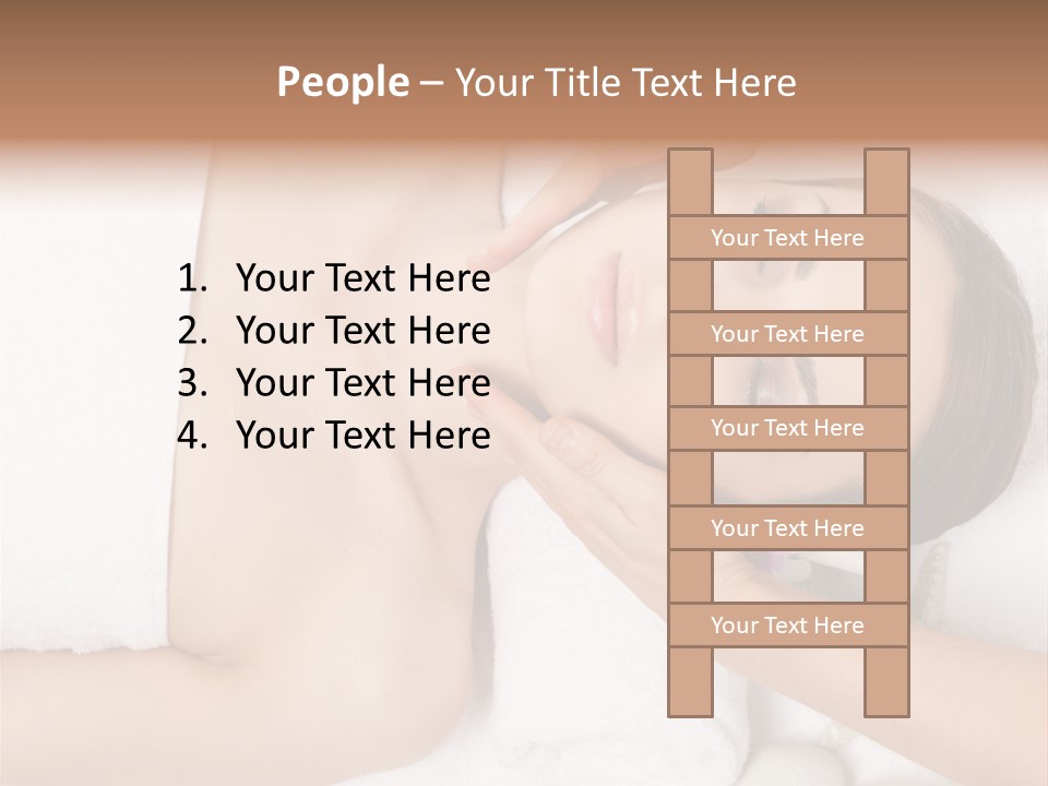 Pretty Skin Portrait PowerPoint Template
