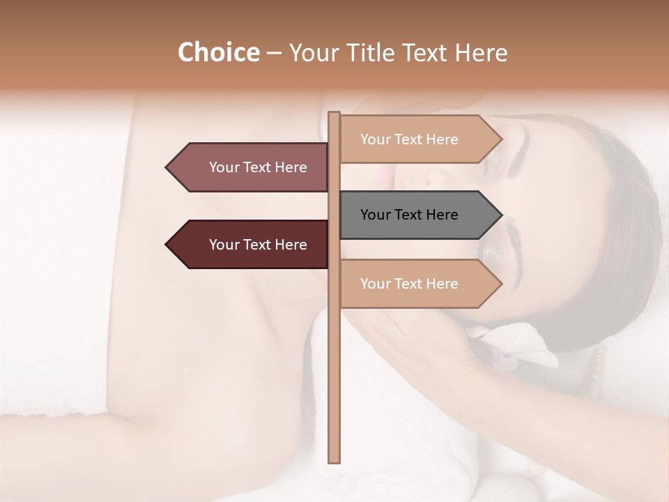 Pretty Skin Portrait PowerPoint Template