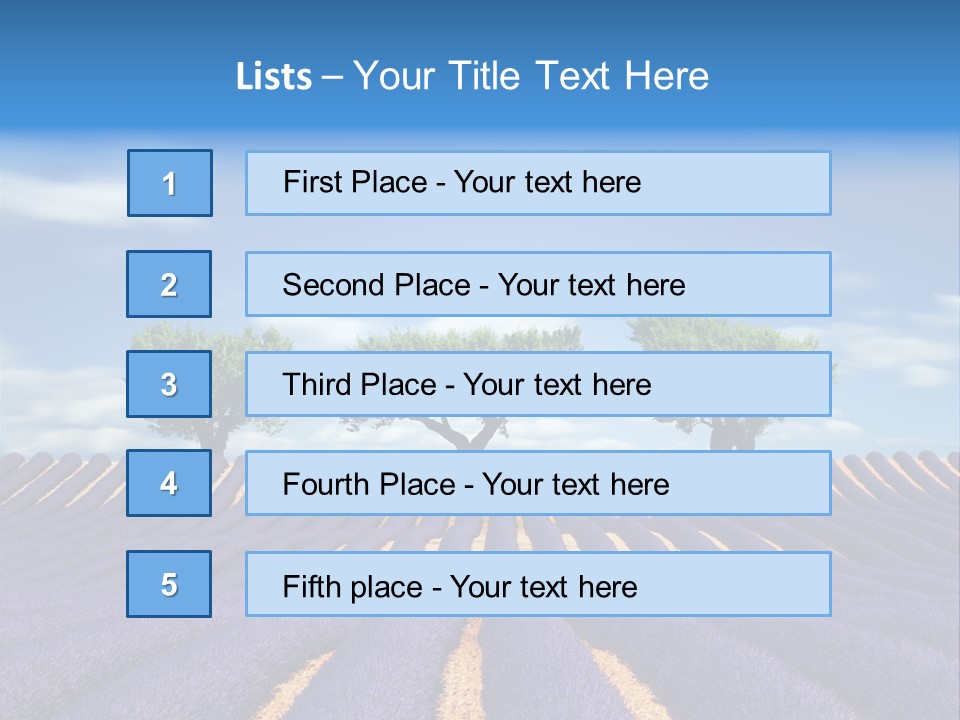Nature Cloud France PowerPoint Template
