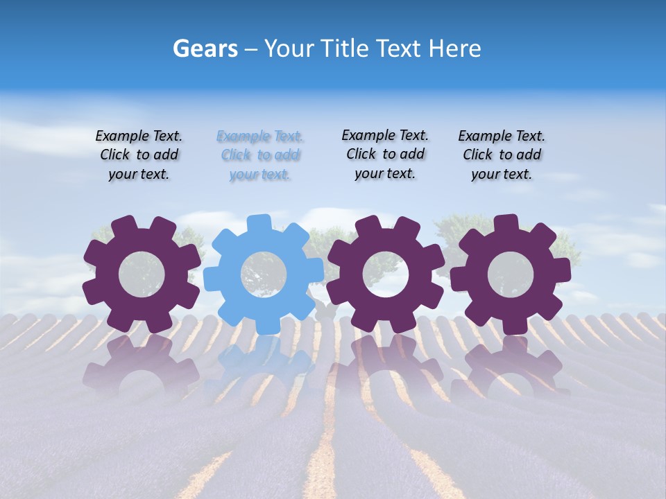 Nature Cloud France PowerPoint Template