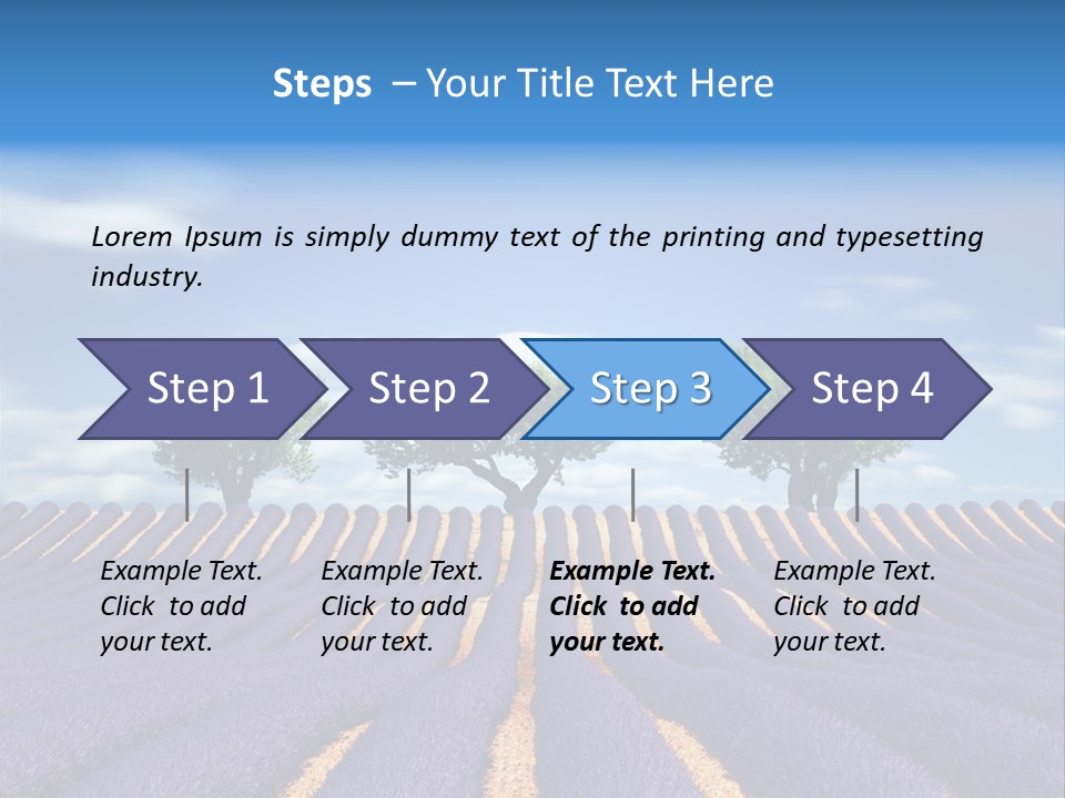 Nature Cloud France PowerPoint Template