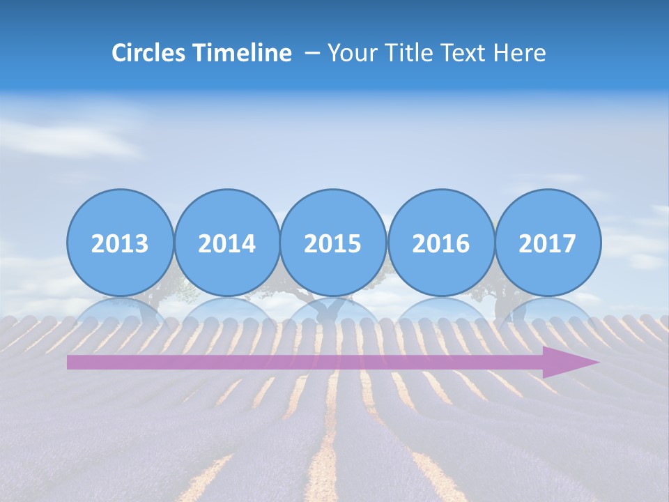 Nature Cloud France PowerPoint Template