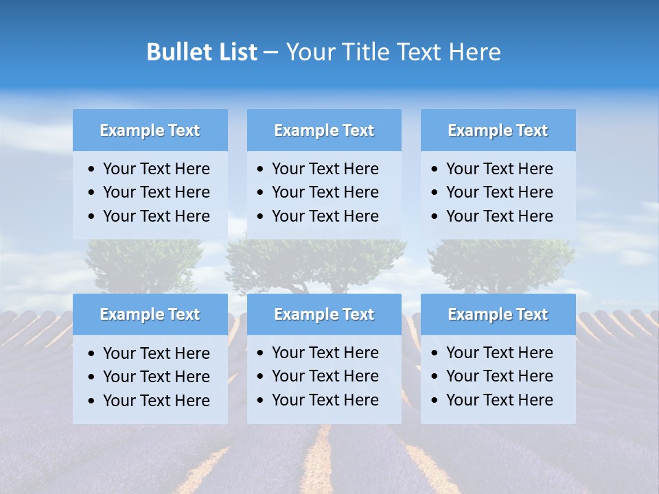Nature Cloud France PowerPoint Template