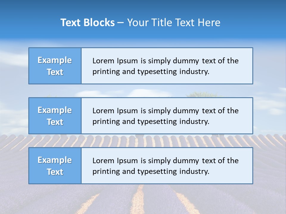 Nature Cloud France PowerPoint Template