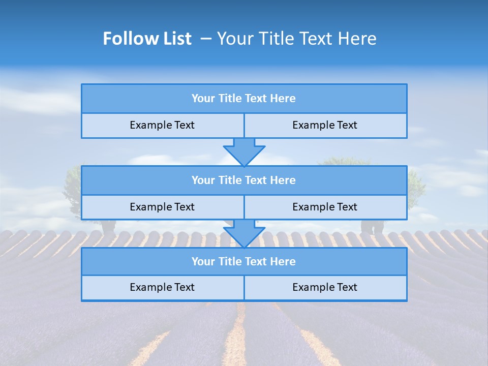 Nature Cloud France PowerPoint Template