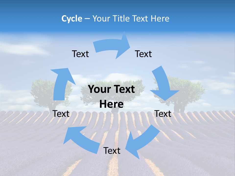 Nature Cloud France PowerPoint Template