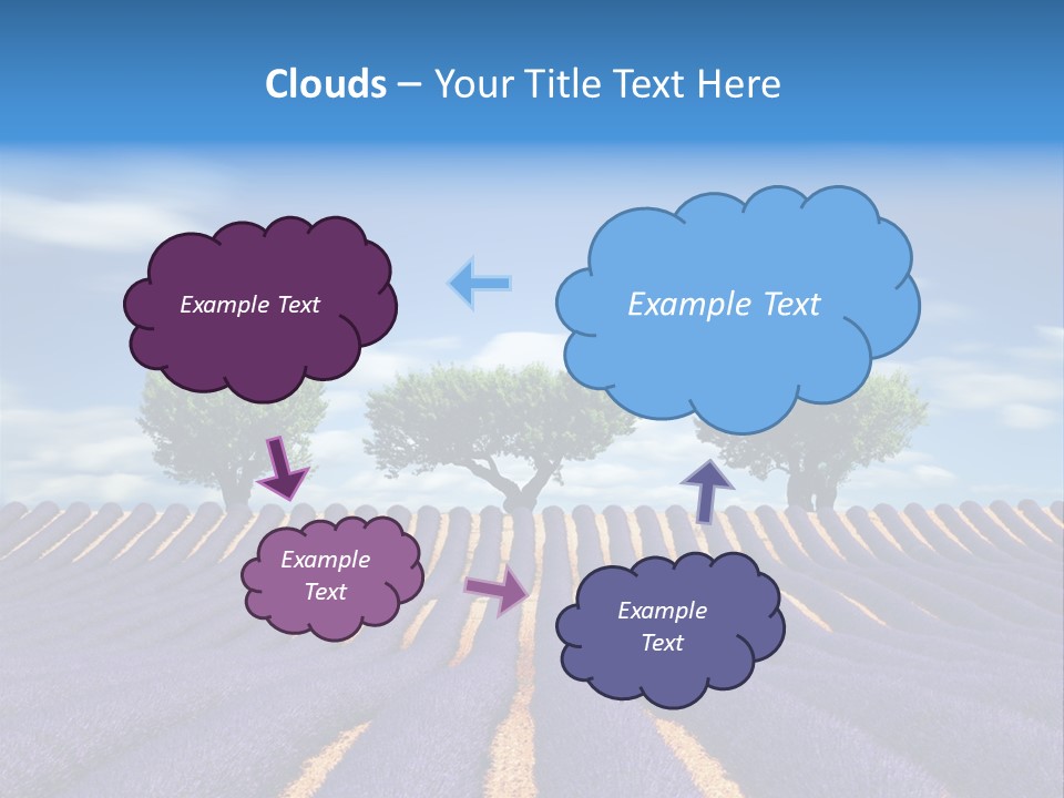Nature Cloud France PowerPoint Template