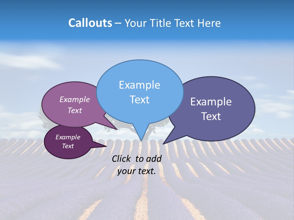 Nature Cloud France PowerPoint Template