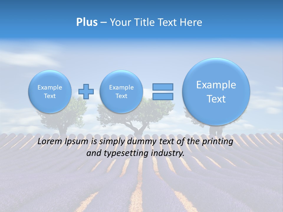 Nature Cloud France PowerPoint Template