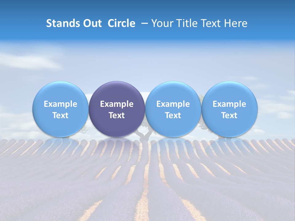 Nature Cloud France PowerPoint Template