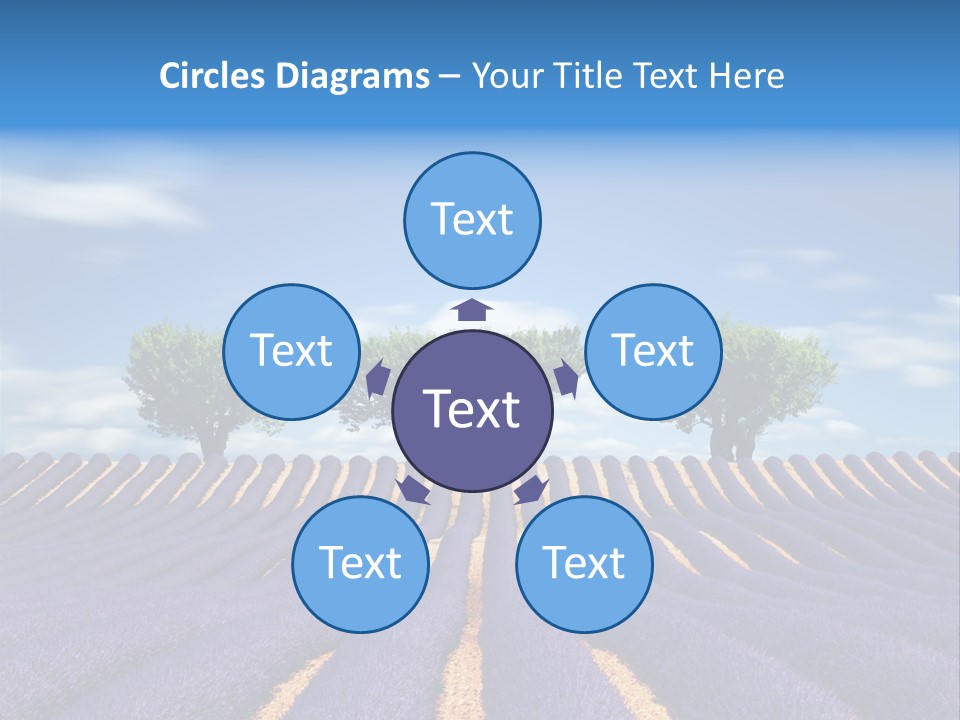 Nature Cloud France PowerPoint Template