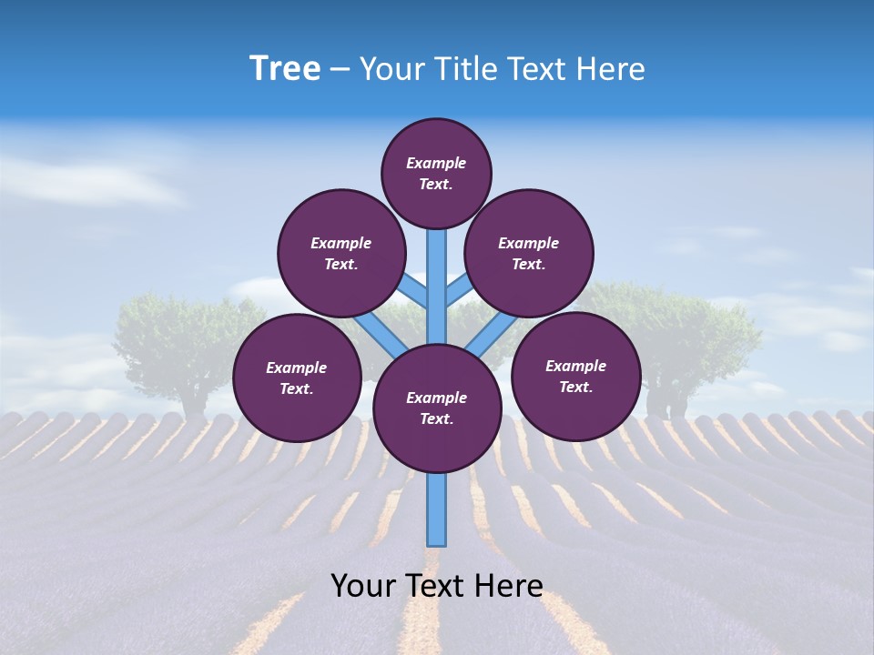 Nature Cloud France PowerPoint Template