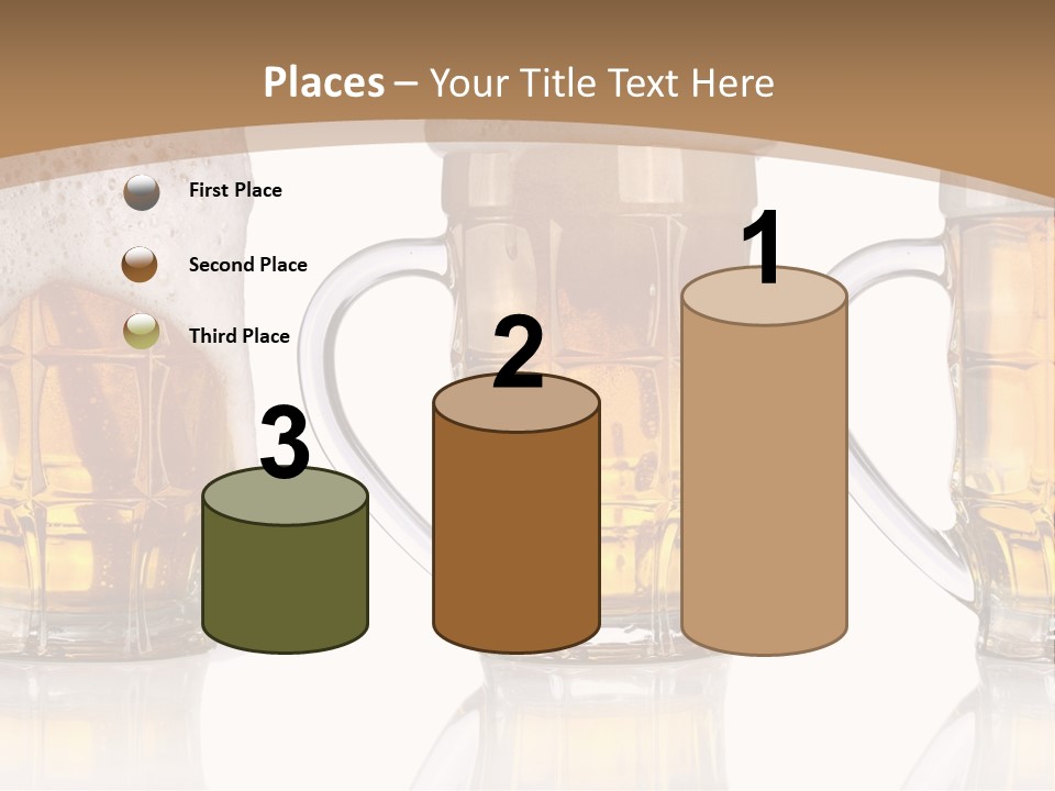 Pint Thirst Head PowerPoint Template