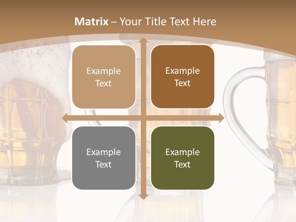 Pint Thirst Head PowerPoint Template