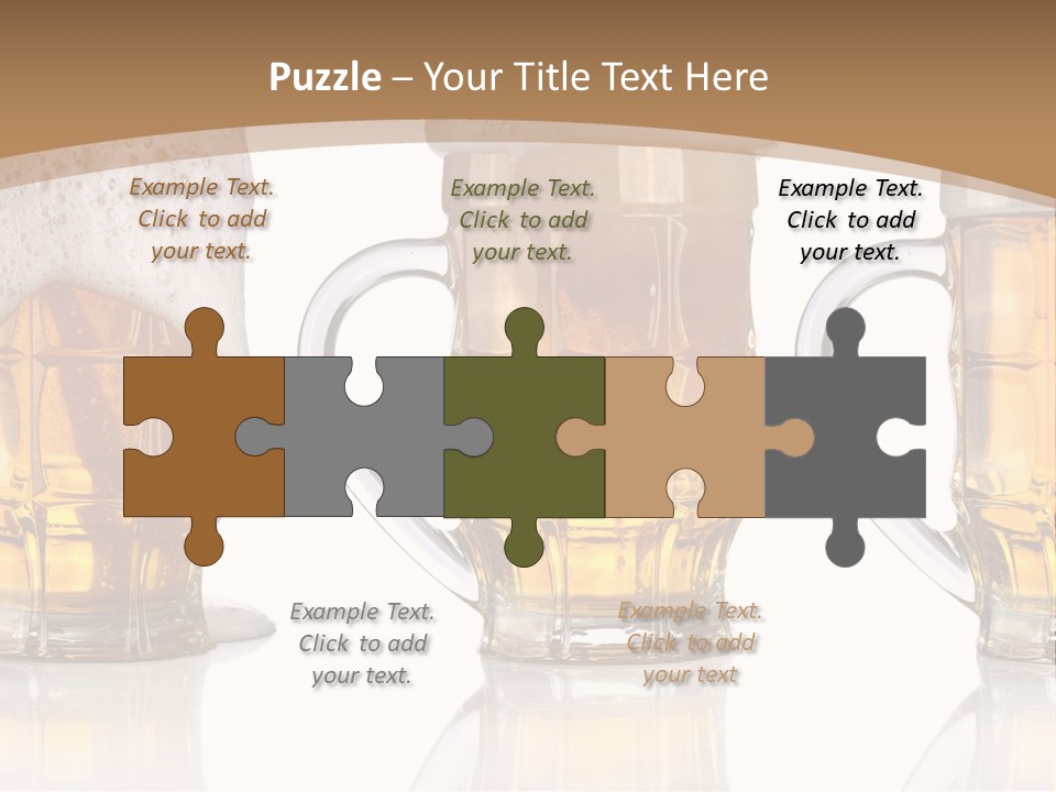 Pint Thirst Head PowerPoint Template